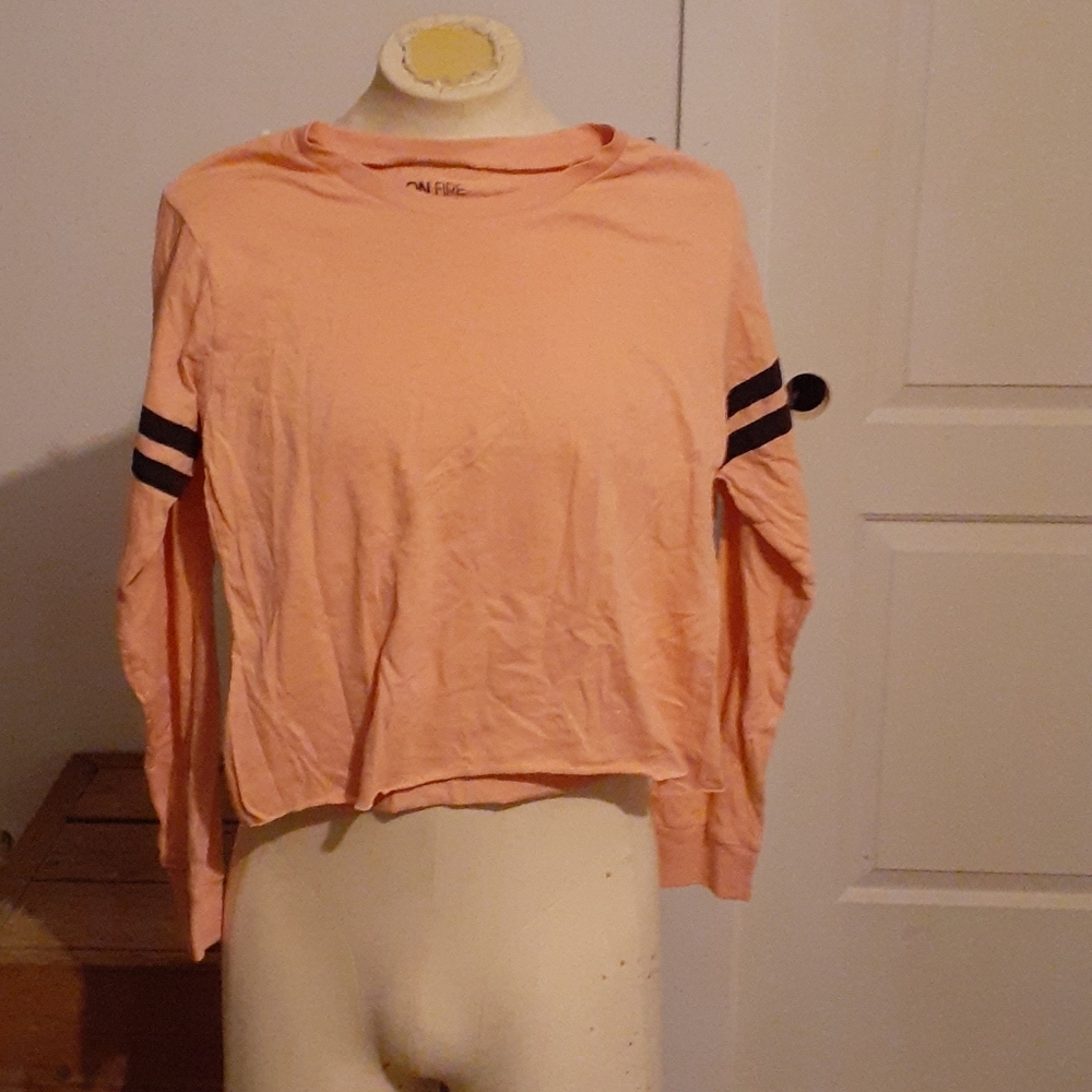 On fire long sleeve tees